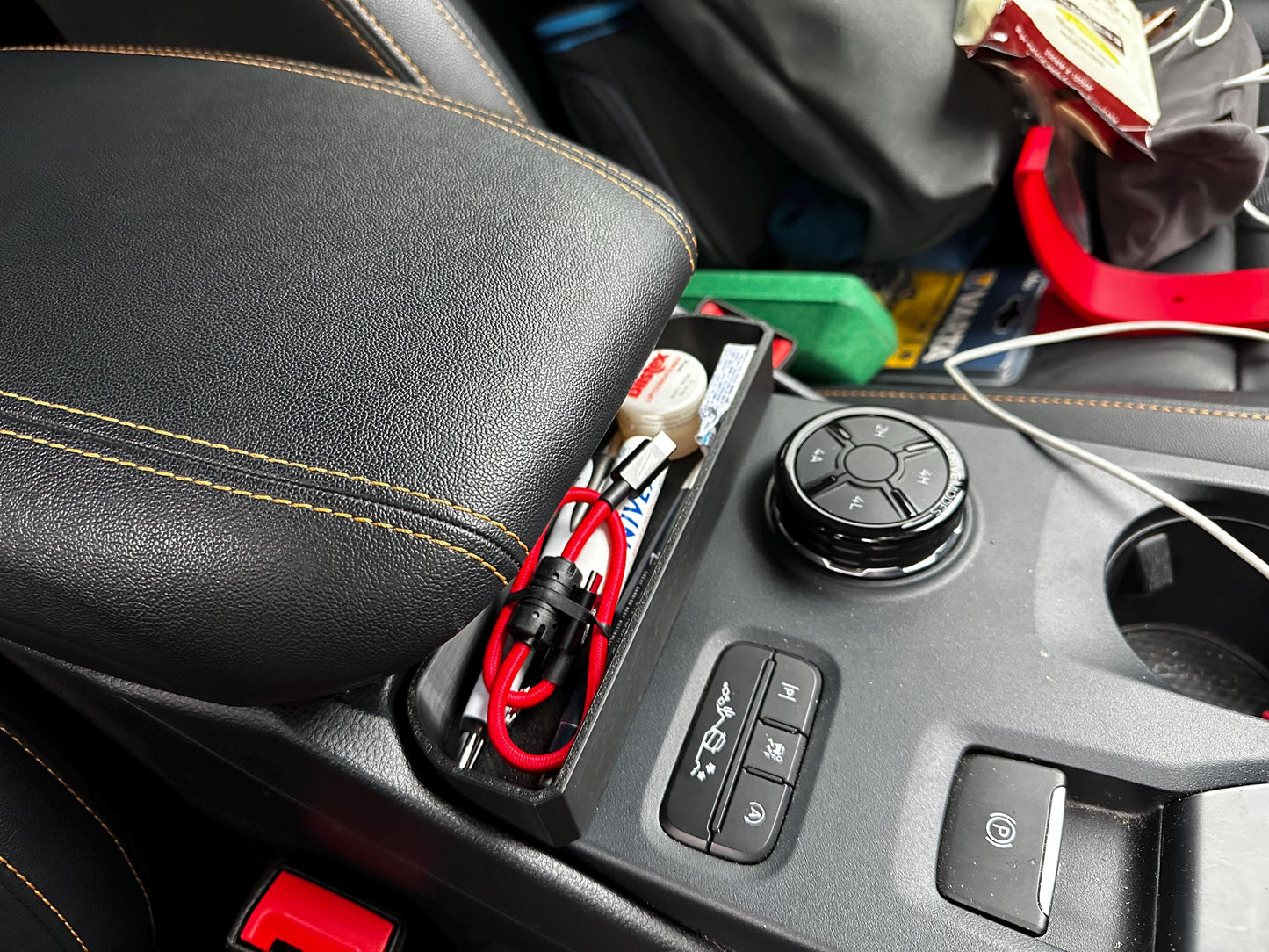 Armrest Storage Organiser Ford Next-Gen (Fits Ranger, Everest, Super Duty, Raptor, Ranger Lariat (3rd Gen) RA)